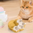 thumbnail image 3 of Binwennn Multifunctional Silicone Bowl Children's Bowl Pet Bowl Cat And Dog Bowl Set Silicone Plates For Children Plates With Suction Cat Silicone Plates In The Shape Of Cat Cat Pad Dog Bowls with Mat, 3 of 3