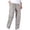 Grey, variant on Pisexur Men's Pants Elastic Waist Cargo Pants Solid Color Cotton Joggers Hiking Pants Casual Baggy Wide Leg Pants Outdoor Oversized Sweatpants Trousers with Multi Pockets Plus Size Work Pants L-6XL