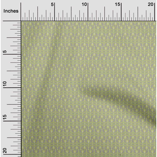 oneOone Cotton Poplin Fabric Big Motif Ikat Print Fabric BTY 56 Inch Wide
