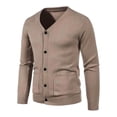 thumbnail image 3 of Manteau Cardigan Ajusté à Boutons pour Hommes, 3 of 4