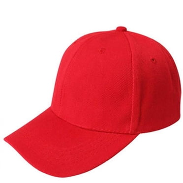 Birdeem Casquette de Baseball Chapeau Vierge Chapeau Uni Rouge