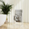 thumbnail image 1 of vidaXL Freestanding Towel Rack White 48x24x79 cm Iron, 1 of 4
