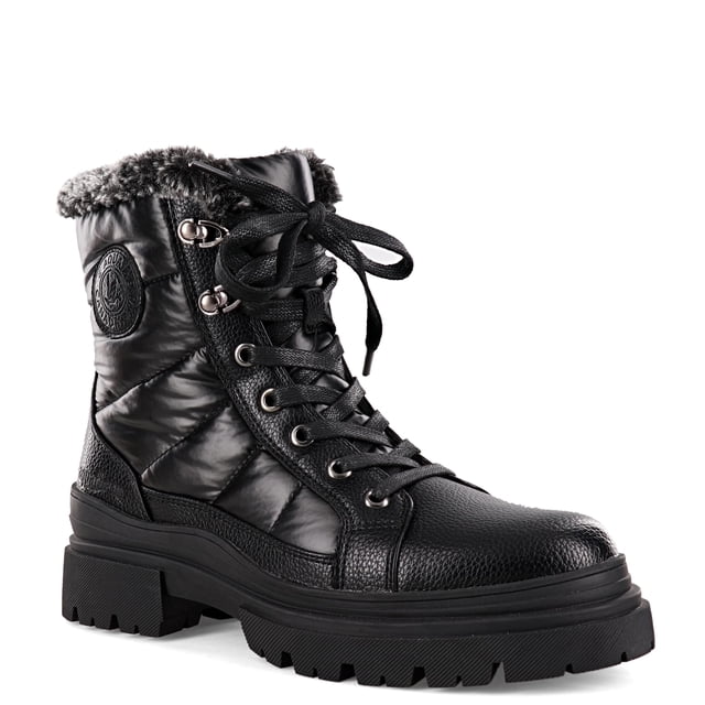 Aquatherm Canada Ruby Boots Medium Width Laces & side zip Black