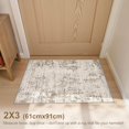 thumbnail image 2 of x Area Rug Living Room Rugs Washable Neutral Modern Abstract Soft Thin Large Rug Indoor Floor No Slip Rug Carpet for Bedroom Under Dining Table Home Office Decor Grey, 2 of 9