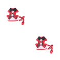 thumbnail image 2 of QualitChoice Harnais Laisse Set Chaton Escape Proof Col Noeud Papillon Mariage Respirant Costume Mesh Réglable Halage Câble Gilet Animal de Compagnie Grille Rouge / M 2Set, 2 of 6
