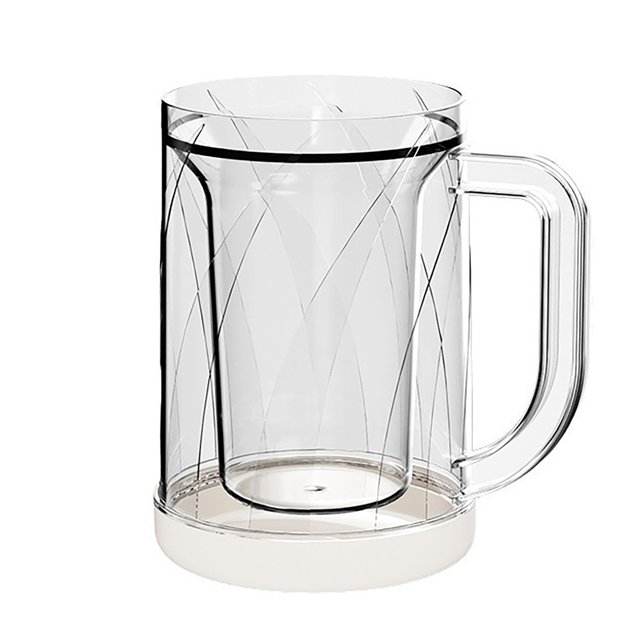 50 % Jusqu'à de Rabais! Verre à Bière Double Transparent (Tasse*1)