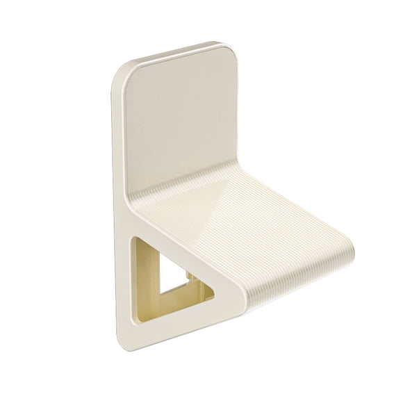 Repose-pieds Style Japonais Monté au Mur en Plastique pour Salle de Bain Sans Dommages Antidérapant Lavage Douche