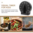 thumbnail image 2 of Milisten Automatic Timer for Kitchen Plastic Timer for Studying 1Pack, 2 of 4