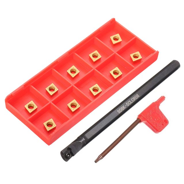 S08K-SCLCR06 bar de Forage de Tour indexable 8mm Secouer avec CCMT060204-HM