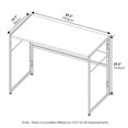 thumbnail image 5 of Pemberly Row Wood & Metal Frame Computer Desk in Sonoma Oak/Black, 5 of 5