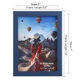 thumbnail image 4 of ELSKER&HOME 5x7 Picture Frame 6 Pack - Navy Blue Sturdy Wood Composite Photo Frame, 4 of 7