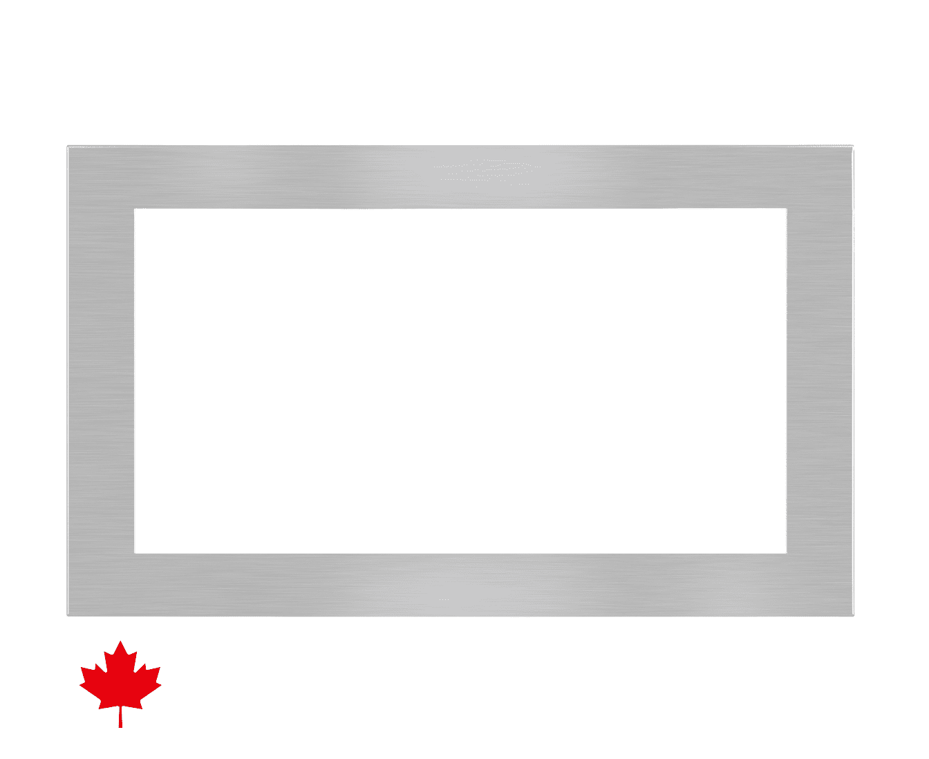 SHARP SKM226430LS 30" Built-in Microwave Oven Trim Kit, Stainless Steel, Compatible with Sharp® SMC1664KSC, Standard & Flush Mount