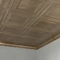 thumbnail image 3 of Great Lakes Tin 2ft x 2ft Nail Up Ceiling Tiles 5 Pack Milwaukee Champagne Finish, 3 of 6