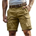 thumbnail image 3 of LIBRCLO Shorts Cargo pour Hommes avec Multiples Poches, Légers, Décontractés, de Plein Air, de Travail, pour la Randonnée et le Golf, 3 of 6