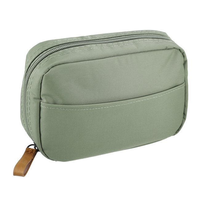 Unique Bargains Trousse Cosmétique Grande Capacité Trousse de Maquillage Portable Trousse de Rangement pour Femmes pour Rouges à Lèvres Vert