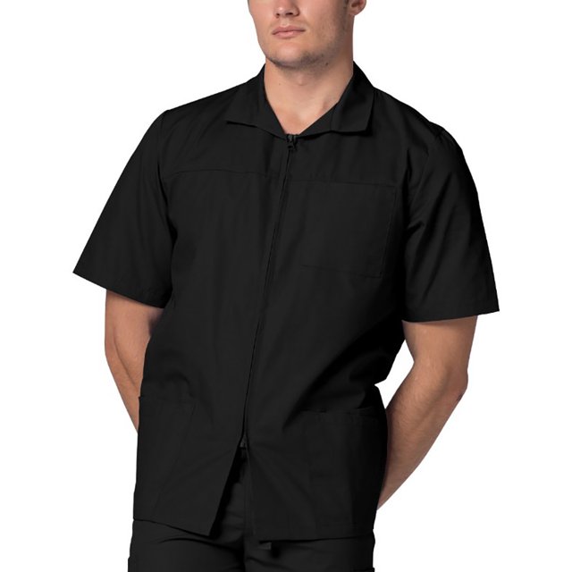 Adar Universal Men's Zippered Short Sleeve Jacket (Available in 7 Colors)