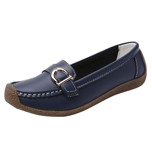 style Mode Été Mode Femme Décontractée Polyvalente Semelle Souple Décontractée style Printemps et Été Mocassins à la Mode et Confortables
