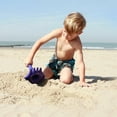 thumbnail image 2 of Quut - Triplet - 4-in-1 Beach Toy: Shovel, Rake, Sifter, and Funnel - Multifunctional Sand Tool for Kids - Fun & Easy Sand Structures - Dig, Sift, Rake, and Funnel Water for Sand Art, 2 of 4