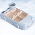 thumbnail image 3 of CJiaWei Car Shaped Tableware Set For Kitchen And Dining Table Car Dinner Tray Fiber Plastic For Boys And Girls With Separate Plates Cutlery And Water Cup, 3 of 5