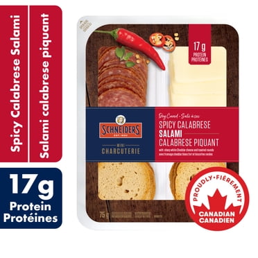 Schneiders Dry Cured Spicy Calabrese Salami Snack Kit, 75 g