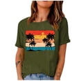 thumbnail image 1 of Birdeem Fashion Woman Print Round-Neck Short Sleeve T-Shirt Printing Loose Blouse Tops, 1 of 4