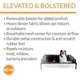thumbnail image 3 of K&H Original Bolster Elevated Pet For Dogs Brown Large, 3 of 7