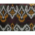 thumbnail image 4 of Tissu Viscose Georgette Pomme Diamant & Tourbillon Ikat Tissu Imprimé 1 Yard 42 Inch Wide, 4 of 4
