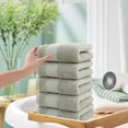 thumbnail image 5 of Fridja Ultra Soft Cotton 5 Pack Hand Towel Set 14x28 Inch, Fit for use in Beach, Bathroom, Kitchen, Gym, Spa & General Cleaning, Soft Compact & Lightweight Multi Purpose Absorbent Hand Towels, 5 of 5