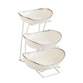 thumbnail image 3 of GROWTH TANK Ceramic Fruit Bowl for Kitchen Counter Decorative for Fruits Cupcake Candies 3 Layers, 3 of 9