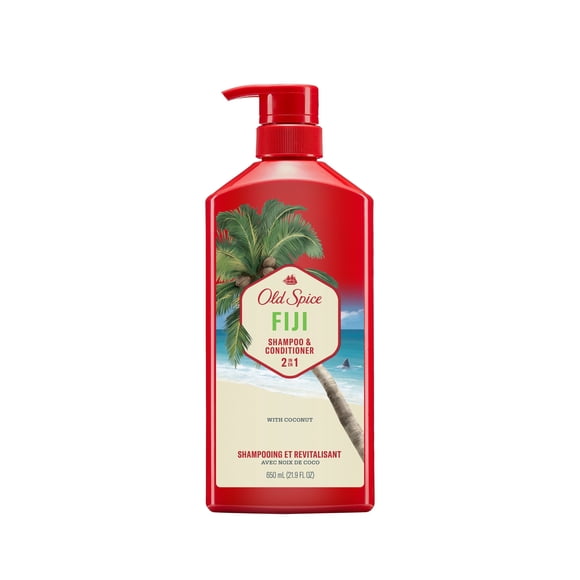 Old Spice Fiji 2in1 Shampoo & Conditioner for Men, Healthier, Fuller, More Moisturized Looking Hair 650 mL