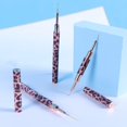 thumbnail image 4 of Stylo à Ongles Double Usage Fibre Poils Métal Corps Multifonctions pour Sculpter et UV Nail Art, 4 of 9