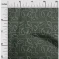 thumbnail image 1 of oneOone Cotton Poplin Fabric Geometric Maze & Rabbit Animal Sashiko Printed Fabric 1 Yard 42 Inch Wide, 1 of 4
