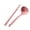 💖 Pink_Base#7991, variant on Food-Grade Silicone Ramen Utensil Set, Heat Resistant Soup Spoon and Chopsticks for Noodles and Hot Pot