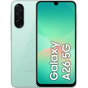 Nouveauté – Samsung Galaxy A26 5G 6GB RAM + 128GB Stockage du double SIM Carte 6.7” Super AMOLED AffichageFactory Déverrouillé (SM-A26M/DS) - Menthe