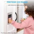 thumbnail image 4 of Best Choice Products Pretend Play Corner Kitchen, Interactive Wooden Kids Set w/ Lights & Sounds - White, 4 of 9