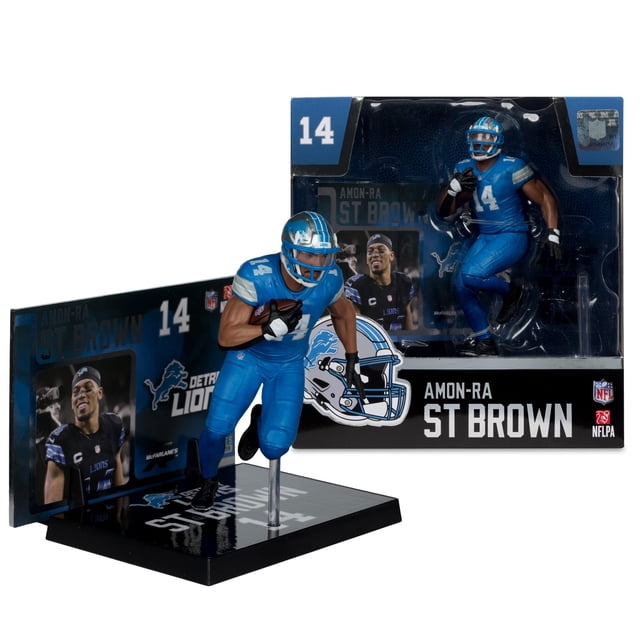 Figurine Articulée McFarlane Amon-Ra St. Brown Detroit Lions NFL