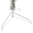 thumbnail image 5 of vidaXL Artificial Half Christmas Tree with Stand Silver 240 cm PET, 5 of 5