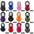 thumbnail image 3 of Graflsoa Unisex Winter Balaclava for Cycling, Hiking & Skiing - Adjustable Drawstring, Fleece-Lined, Windproof & Warm, Multifunctional Scarf & Hood, Available in Multiple Colors (TT-DT-07#), 3 of 6