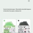 thumbnail image 3 of KUIZAP 100PCS Facial Oil Absorbing Paper For Female Students Facial Oil Absorbing Paper Fragrance Portable Box(Purple), 3 of 5