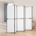 thumbnail image 1 of vidaXL 6-Panel Room Divider White 300x180 cm Fabric, 1 of 5