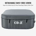 thumbnail image 3 of CO-Z 4 Person 5ft Inflatable Hot Tub Pool with Massage Jets and All Accessories Gray, 3 of 9