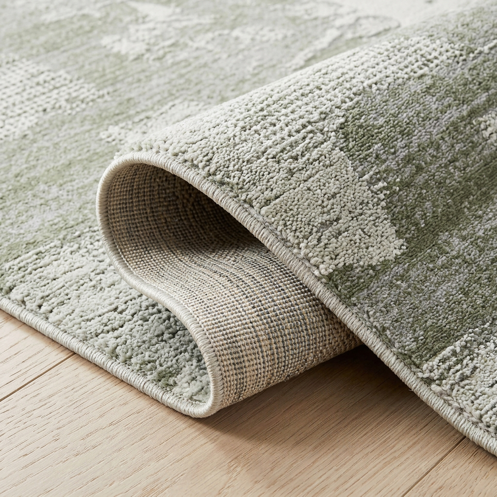 Rug Branch Nomad Abstract Indoor Area Rug, Green Beige, Modern - Living Room, Bedroom, Dining and Kitchen