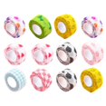 thumbnail image 2 of Abbracc 12Pcs Finger Guard Tape Cute Cohesive Elastic Tape for Work Painting Writing, 2 of 7