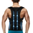 thumbnail image 1 of Tignapoo Neoprene Back Support Posture Corrector for Men and Women - Adjustable Black Brace for Improved Alignment and Pain Relief - Sizes S to 3XL Available, 1 of 6