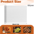 thumbnail image 2 of 20 Pcs Brochettes en Métal pour Brochettes, Brochettes Réutilisables pour le Gril, Brochettes en Acier Inoxydable pour Brochettes, Brochettes de Gril pour Gril Extérieur, 2 of 7