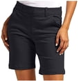 thumbnail image 2 of Shorts pour Femmes Liquidation Grande Taille Shorts en Sergé Extensible pour Femmes Taille Fine à Enfiler Coupe Régulière Shorts de Randonnée Été Décontractés avec Poches en Liquidation, 2 of 9
