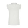 thumbnail image 4 of Timegard Tank Tops for Women Crew Neck Ruffle Sleeve Ruched Solid Color Comfy Work Casual Tunic Tops, 4 of 5