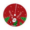 thumbnail image 3 of Jupe de Noël, Tablier de Base de Noël, Tapis de Noël Rustique Réutilisable Classique pour Santa Claus 90cm, 3 of 9
