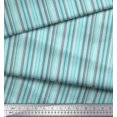 thumbnail image 2 of Soimoi Velvet Fabric Diagonal Line & Stripe Print Fabric by The Yard 58 Inch Wide, 2 of 3