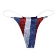 thumbnail image 1 of Clearance Sale 2025 Plus Size Intimates for Women for casual, Sexy G String Printed Panties Women's T Back Underpants Comfort Soft Low Rise, Comfortable underwear for women, 1 of 5